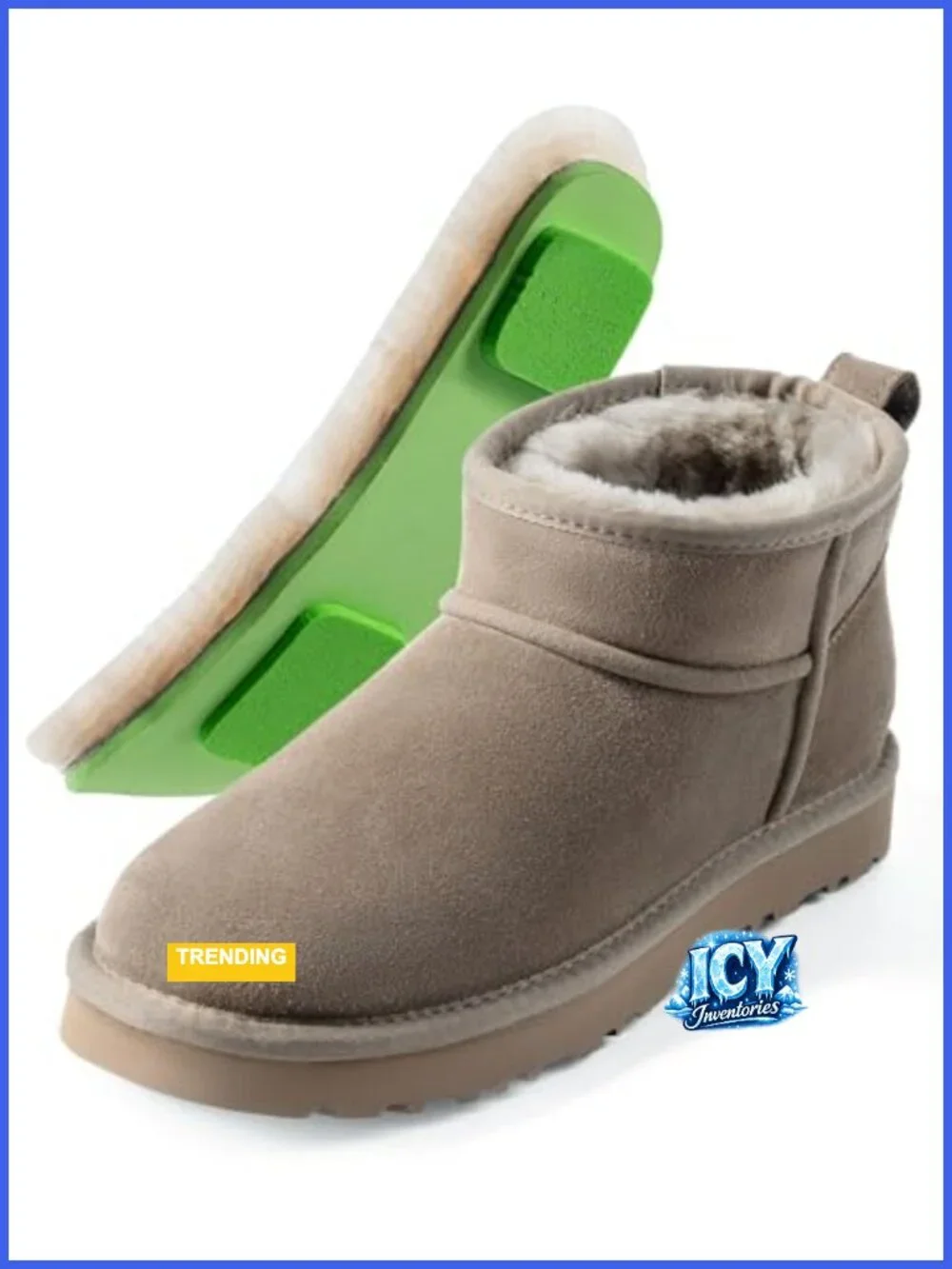 100% Australian Sheepskin Mini Boots with Arch Support - Warm to -22°F